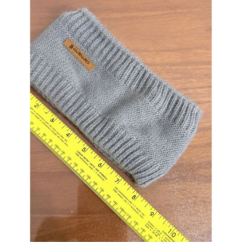 Carhartt Gray Knit Fleece-Lined Headband Ear Warmer